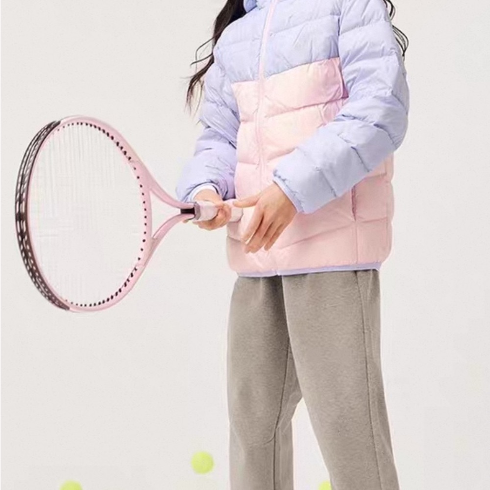 Asics Kids Jacket in Light Blue and Pink